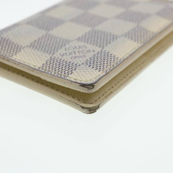 LOUIS VUITTON Damier Azur Organizer Dupoch Card Case N61727 LV Auth 38781 - Picture 7 of 16